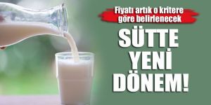 Yeni dönem pazartesi başlıyor! Sütün fiyatı kalitesine göre belirlenecek