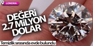 Temizlik sırasında evde 2.7 milyon dolarlık elmas yüzük buldu