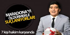 Maradona'yı öldürmekle suçlanan 7 kişi hakim karşısına çıktı