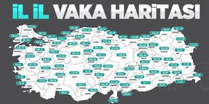 İllere göre haftalık vaka haritası açıklandı