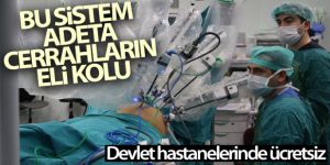 Bu sistem adeta cerrahların eli kolu: 'Robotik cerrahi'