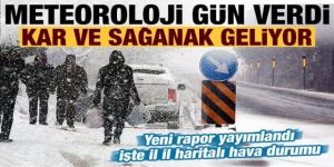 Kar yağışı ve sağanak geliyor! Meteoroloji bölge bölge uyardı