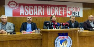 DİSK asgari ücret ve en düşük emekli maaşı talebini açıkladı