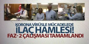 Korona virüsle mücadelede ilaç hamlesi: Faz- 2 çalışması tamamlandı