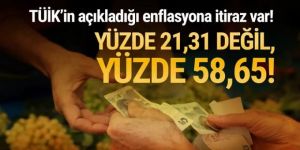 ENAG verileri TÜİK'i yalanladı: Yıllık enflasyon %58,65!