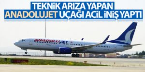 Teknik arıza yapan Anadolujet uçağı acil iniş yaptı