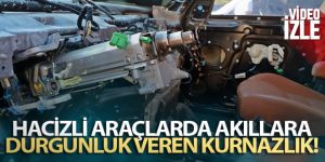 Hacizli araçlarda akıllara durgunluk veren ‘şüpheli araç' kurnazlığı