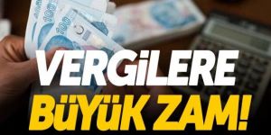 2022 MTV, ÖTV, emlak vergisi, harç, değerli kağıtta yeni ücretler belli oldu