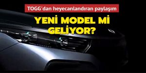 TOGG'dan heyecanlandıran paylaşım... Yeni model mi geliyor?