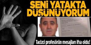 Tacizci profesör skandalı! İğrenç mesajlar ortaya çıktı