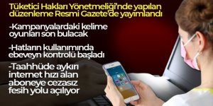 Tüketici Hakları Yönetmeliği'nde yapılan düzenleme Resmi Gazete'de yayımlandı