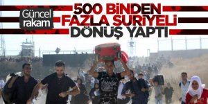 500 binden fazla Suriyeli ülkesine döndü