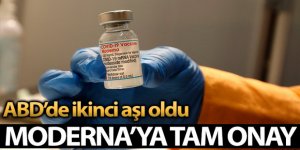 FDA'dan Moderna'nın Covid-19 aşısına tam onay