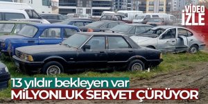 Kaderine terk edilmiş milyonluk servet otoparkta çürüyor