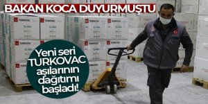 Yeni seri TURKOVAC aşılarının dağıtımı başladı