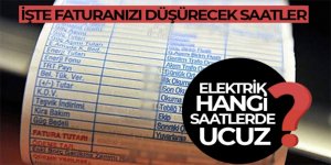 Elektrik hangi saatlerde ucuz? İşte faturanızı düşürecek saatler...