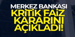 Merkez Bankası faizi sabit tuttu