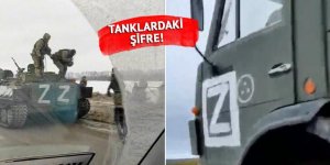 Rusya tanklarındaki gizemli işaret dünyayı şaşkına çevirdi!