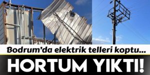 Bodrum'u hortum vurdu