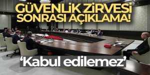 Güvenlik Zirvesi sonrası açıklama