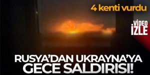 Rusya, Ukrayna'ya düzenlediği gece saldırılarında 4 kenti vurdu