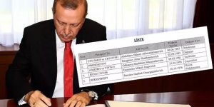 Erdoğan'dan 5 isim için mal varlıklarını dondurma kararı