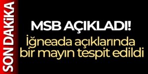 MSB açıkladı! 'İğneada açıklarında bir mayın tespit edildi'