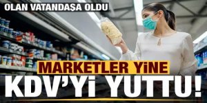 KDV indi, fiyat aynı fark markete kaldı