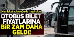 Otobüs bileti fiyatlarına zam geldi!