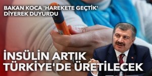 Bakan Koca 'harekete geçtik' diyerek duyurdu: İnsülin artık Türkiye'de üretilecek