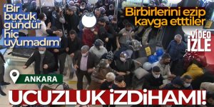 Başkentte ucuzluk izdihamı