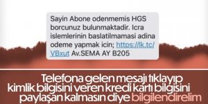 Dolandırıcılıkta yeni yöntem: HGS borcunuz var