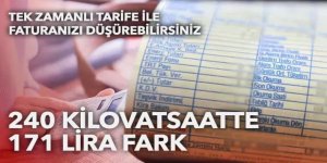 Tek zamanlı tarife ile faturanızı düşürebilirsiniz