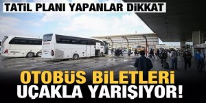 Otobüs biletleri uçakla yarışıyor