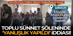 Giresun'da toplu sünnet şöleninde 'yanlış sünnet' iddiası