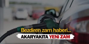 Akaryakıta yeni zam