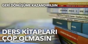 Ders kitapları çöp olmasın