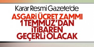 Asgari Ücret Yönetmeliği'nde değişiklik Resmi Gazete'de