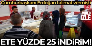 Cumhurbaşkanının çağrısı üzerine ette yüzde 25 indirim yaptı