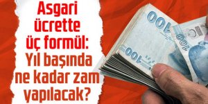 Asgari ücrette üç formül: Yıl başında ne kadar zam yapılacak?