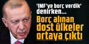 'IMF'ye borç verdik' denirken... Borç alınan dost ülkeler ortaya çıktı!