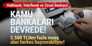 Halkbank, Vakıfbank ve Ziraat Bankası! Kamu bankaları da devrede!