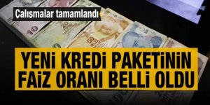 Yeni kredi paketinin faiz oranı belli oldu