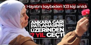 Ankara Garı patlamasında hayatını kaybeden 103 kişi anıldı