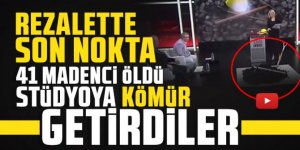 Rezalette son nokta! 41 madenci öldü CNN Türk canlı yayında stüdyoya kömür getirdiler!