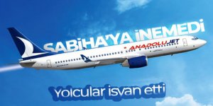 Anadolujet uçağı Sabiha Gökçen Havalimanı'na inemedi