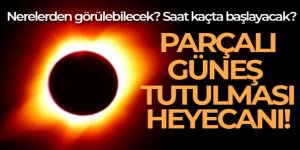 Türkiye'de parçalı güneş tutulması heyecanı