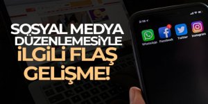 Sosyal medya düzenlemesiyle ilgili flaş gelişme!