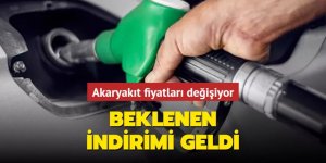 Benzine beklenen indirimi geldi...