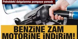 MOTORİNE İNDİRİM, BENZİNE ZAM!